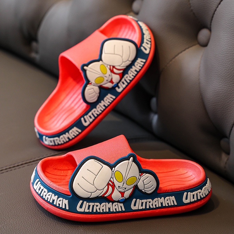Dép Bé Trai Dép Họa Tiết Ultraman Cá Tính Thời Trang Cho Bé Trai dép bé trai dép lê cho bé trai