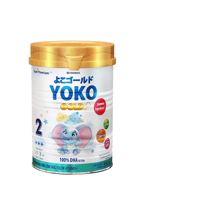 Sữa Yoko Gold số 1&2 cho bé từ 0-12 tháng hộp 350g