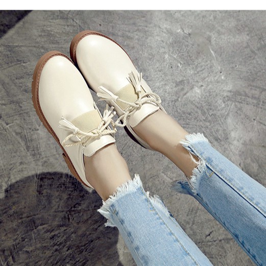 [A38] Giày BOOT Oxford Nữ 4 phân Thắt Nơ CỰC XINH | BigBuy360 - bigbuy360.vn