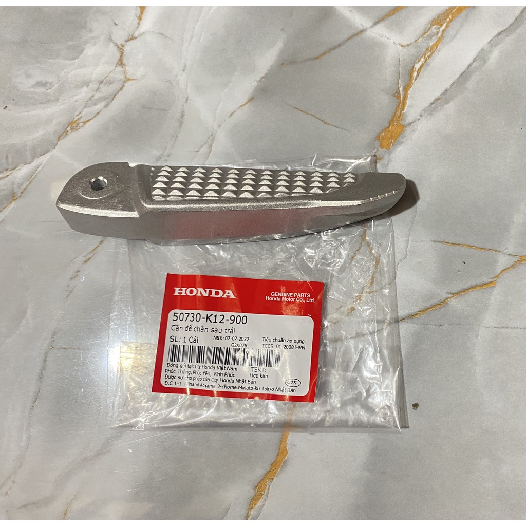 Cần để chân sau - gác chân sau bên trái HONDA LEAD 125. 50730K12900