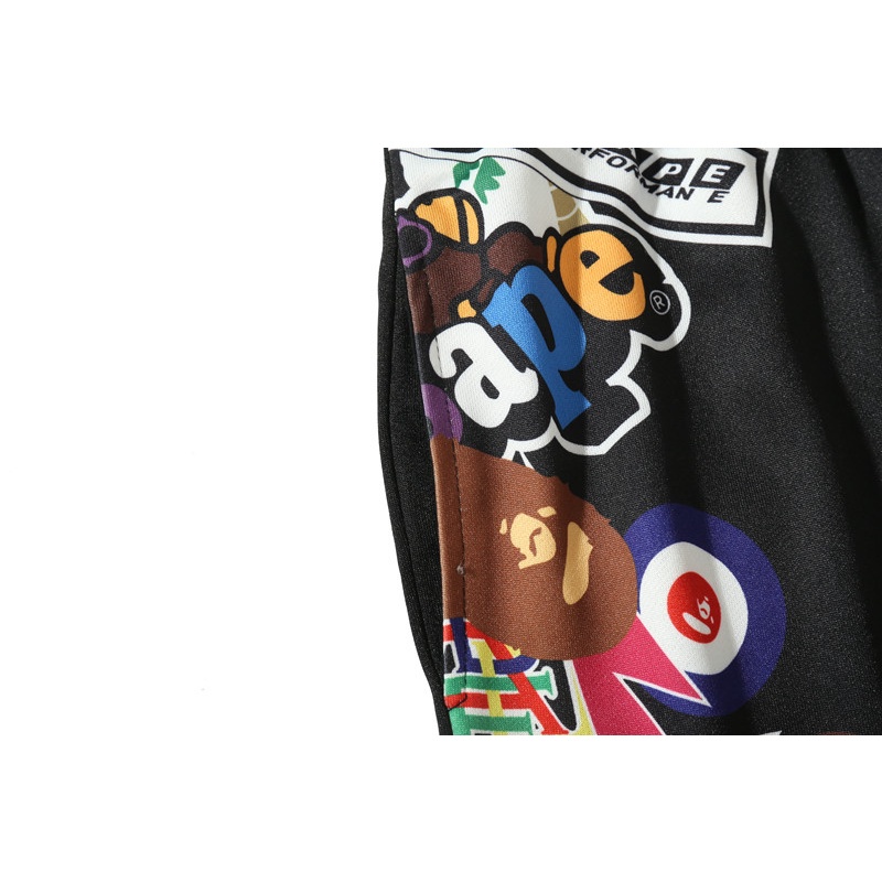 Hot Quần dài Cotton phối màu cổ điển ITEM BAPE cho nam và nữ