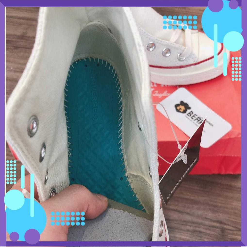 Giày Conversee kem một một [SIÊU ĐẸP- FULL BOX] giày cao cổ nam nữ. | BigBuy360 - bigbuy360.vn