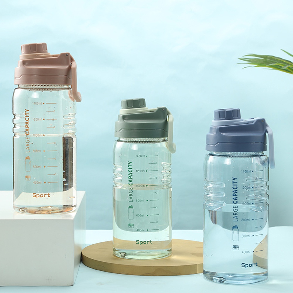 Bình Đựng Nước Bình Nước Thể Thao Tập Gym Đi Học Trong Suốt Thể Tích Từ 1,5 - 2,6 Lít Nhựa An Toàn Tuyệt Đối Sức Khỏe