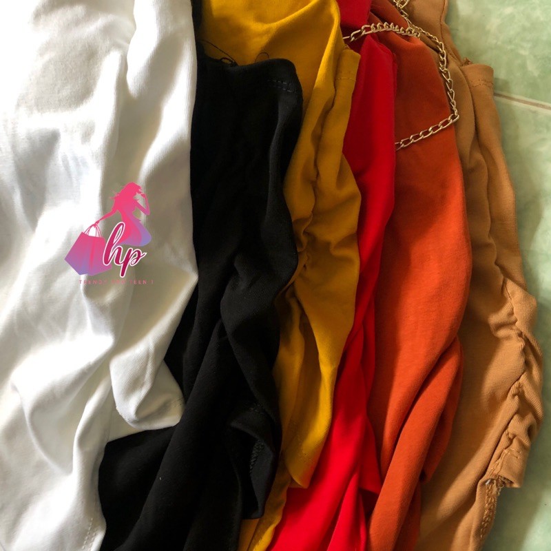 áo 2 dây nữ kiểu ôm body tà bầu xích vàng sang chảnh có mút ngực phong cách hàn quốc thời trang 2021-A30 | BigBuy360 - bigbuy360.vn