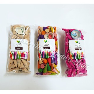 Trầm Nụ YU Incense Cones Thái Lan (kèm chén đốt)