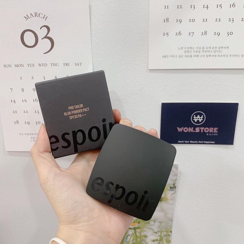 PHẤN PHỦ ESPOIR PRO TAILOR BLUR POWDER PACT SPF 30 PA+++ SALE KHỦNG