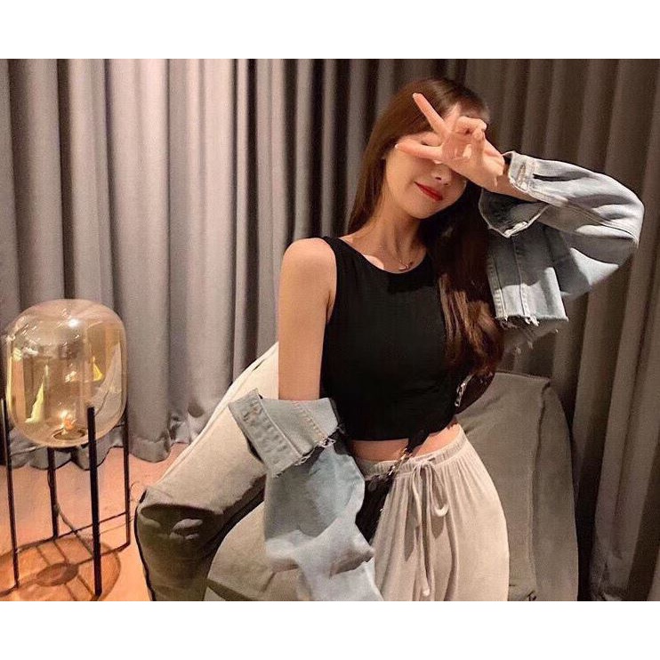 Áo ngực bra nữ dáng croptop thể thao nâng ngực - Áo lót bralette tập gym coton mềm không gọng mút mỏng YLY20 | BigBuy360 - bigbuy360.vn