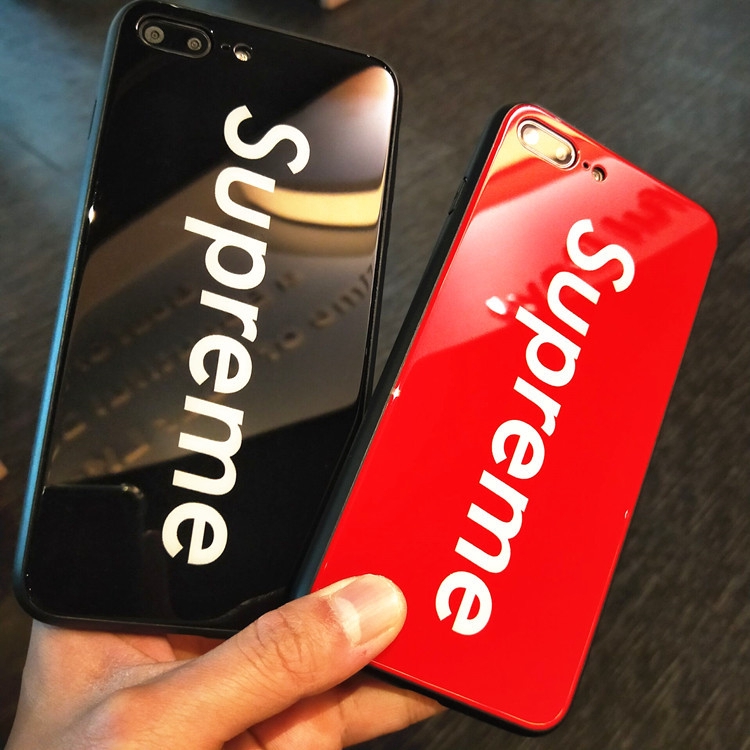 Ốp điện thoại họa tiết chữ Supreme cá tính cho iPhone 6 6s 7 8 Plus X XS Max XR