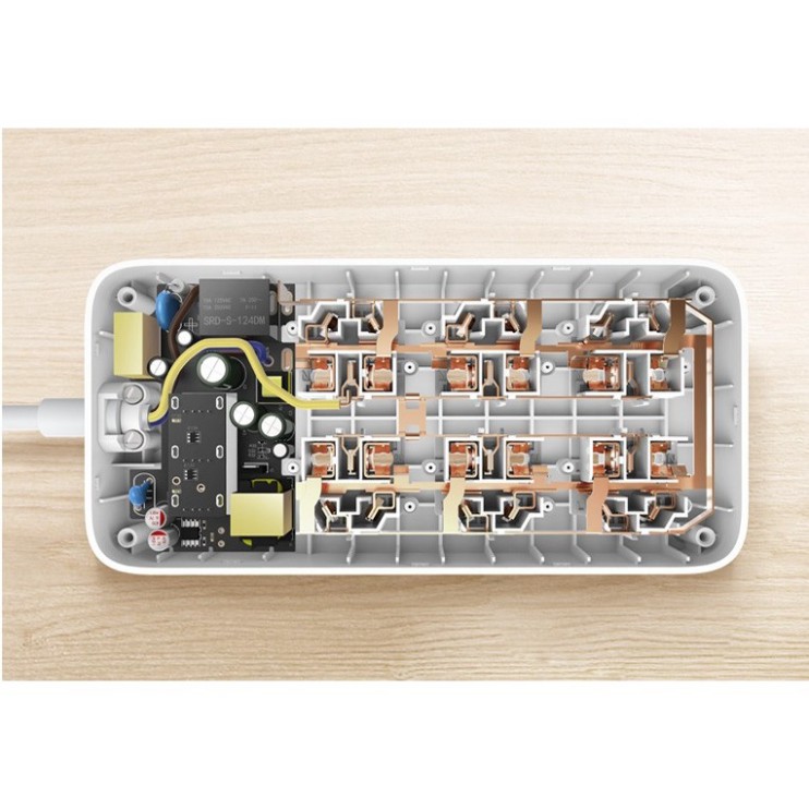 Hỏa tốc • Ổ cắm ZMI Power Strip 6 cổng 2 USB CX05 - Ổ điện  Xiaomi Mi Power Strip 6 cổng 3 USB CXB6-1QM- TekHouse.vn