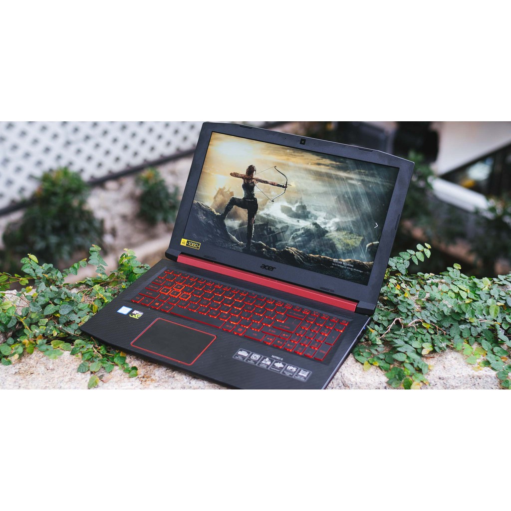 Máy Tính Gaming Acer Nitro 5 (Core I7-8750H 12CPU, Ram 8GB, SSD 128GB + HDD 1TB, VGA GeForce GTX 105