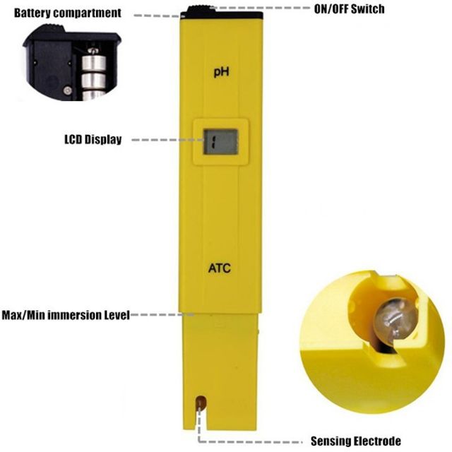 Bút đo độ PH trong nước- ATC Bảo hành 1 tháng