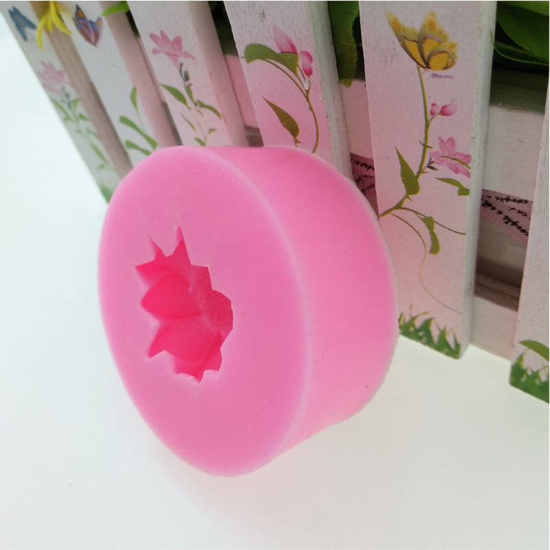 Khuôn rau câu 4D silicon Hoa 10 giờ (kích thước đọc mô tả)