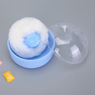 HỘP ĐỰNG PHẤN KÈM BÔNG CHẬM PHẤN RÔM (MÀU NGẪU NHIÊN)