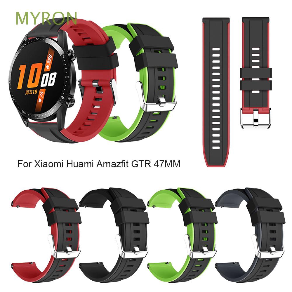 Dây Đeo Silicon Mềm Cho Đồng Hồ Thông Minh Huami Amazfit Gtr 47mm