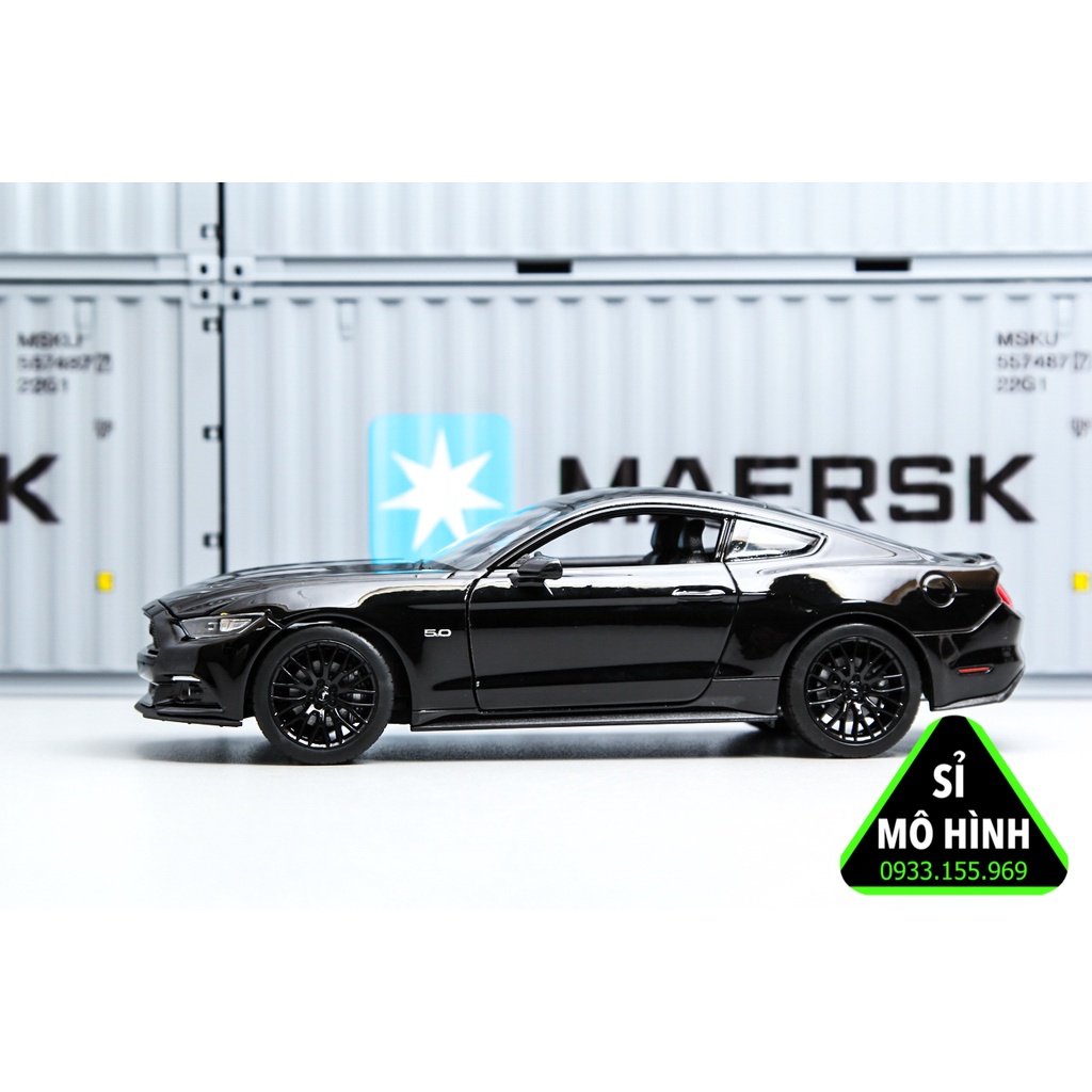 Mô hình xe cơ bắp Mỹ Ford Mustang Welly 1:24