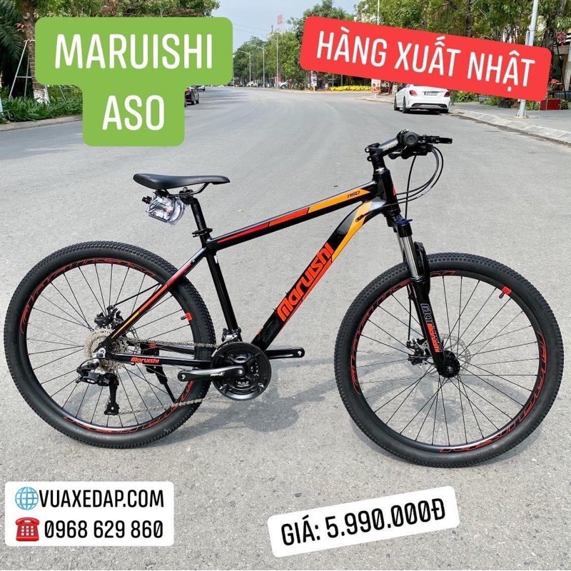 Xe đạp thể thao Xuất Nhật Maruishi ÁO, khung nhôm sơn tĩnh điện, bền bỉ, cam kết chính hãng
