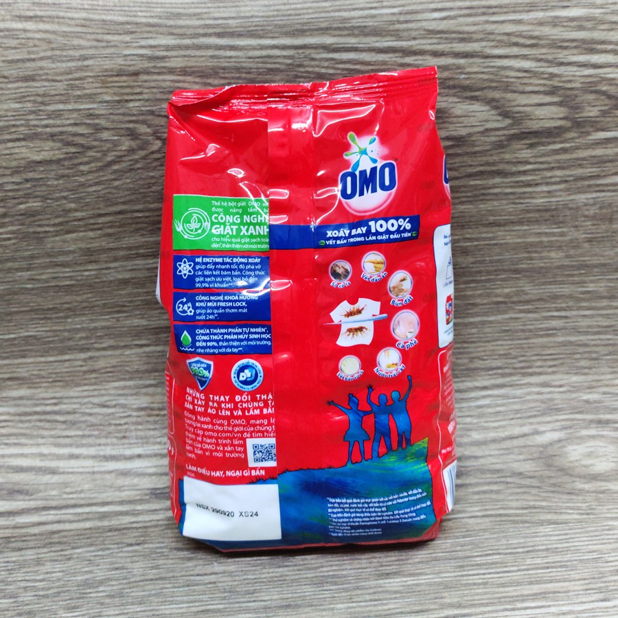 Bột giặt OMO 380g Sạch Nhanh