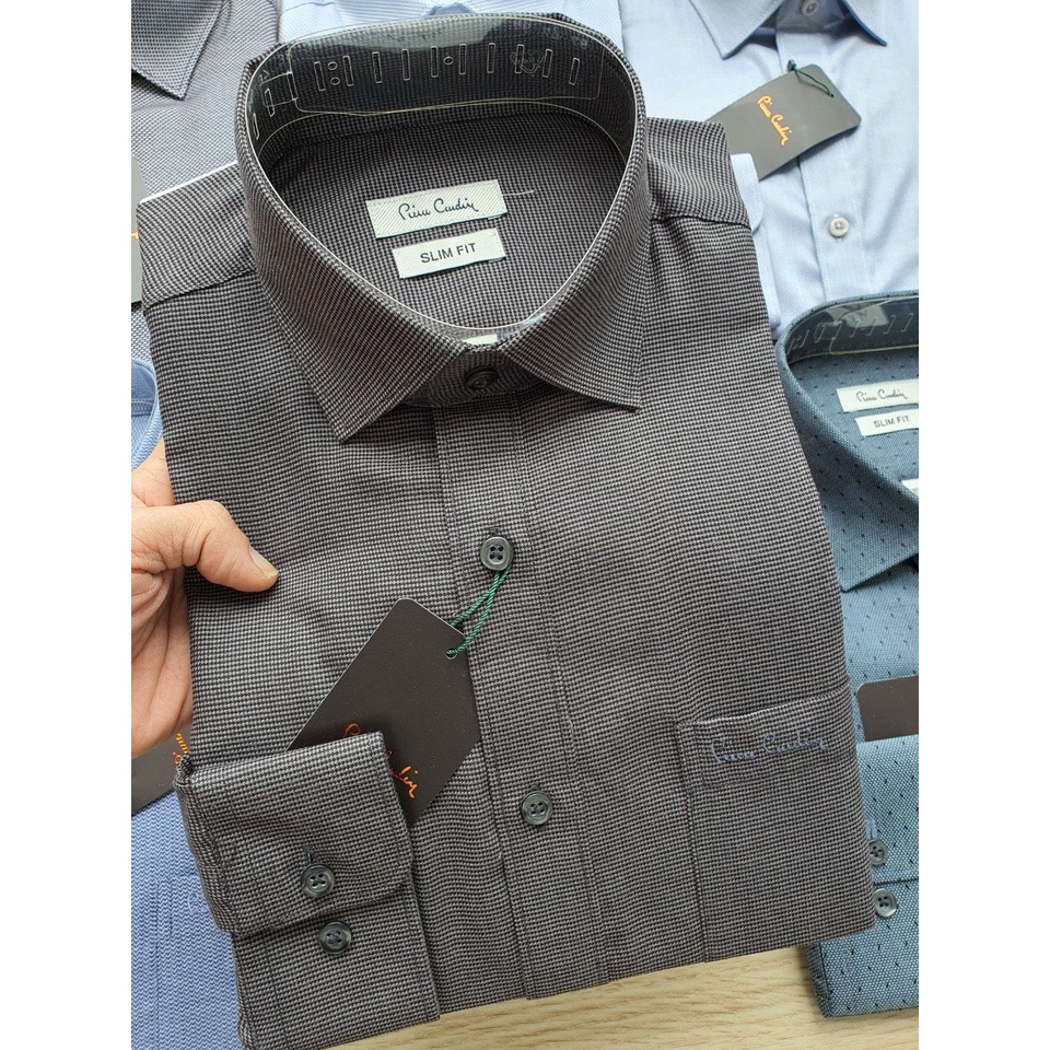 Áo Sơ Mi Nam Dài Tay P.Cardin Chất Liệu Cotton Form Slimfit 6 Nhiều Màu