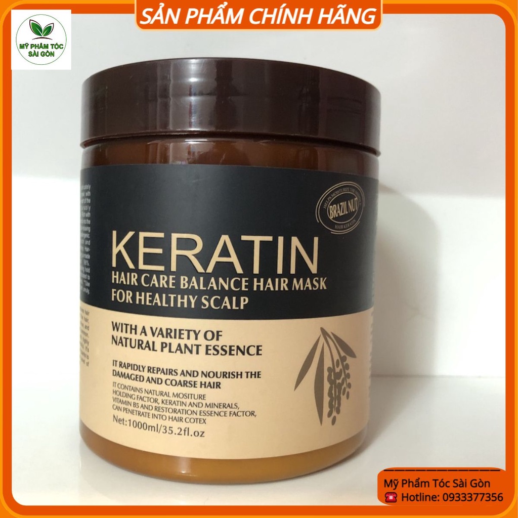 Hấp Dầu Ủ Tóc Keratin - 1000ml