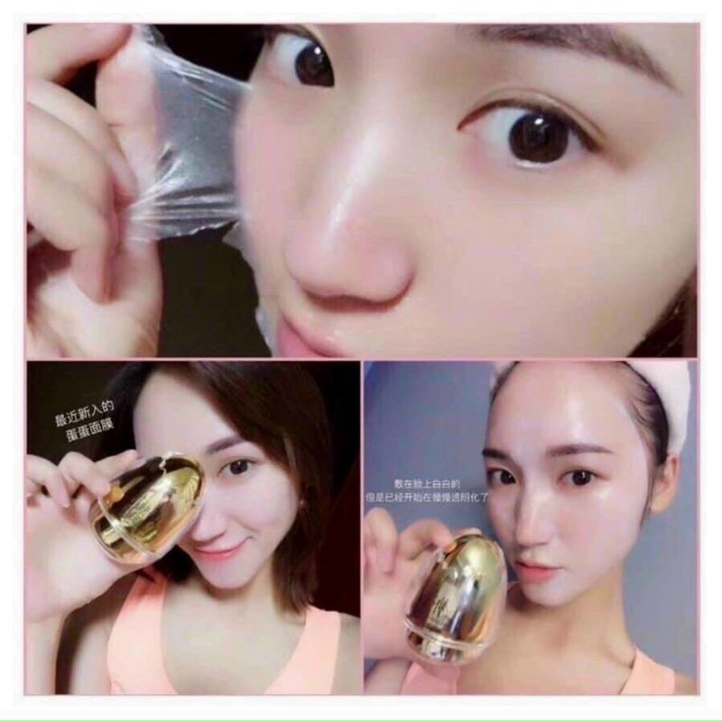 Mặt nạ lột trứng vàng vanekaa thái lan bổ sung collagen