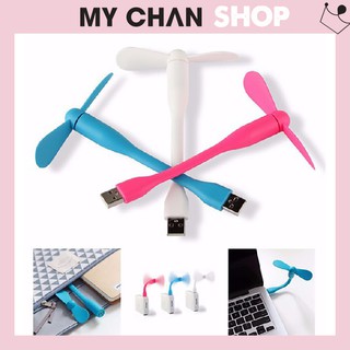 Quạt Usb Dài 2 Cánh Nhiều Màu Cực Mát - Quạt Cắm Pin Dự Phòng Mini Tiện Lợi
