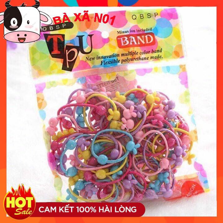 [Siêu rẻ]Chun buộc tóc cho bé - 50 chun buộc tóc siêu sinh cho bé yêu