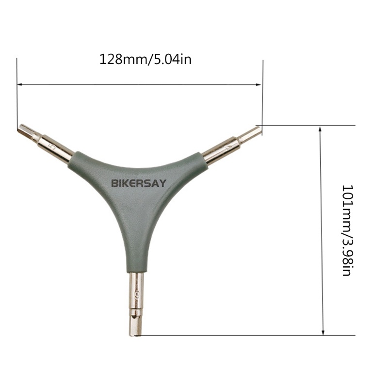 Cờ Lê Lục Giác Ba Chiều Hình Chữ Y 4mm 5mm 6mm Chuyên Dụng Sửa Chữa Xe Đạp