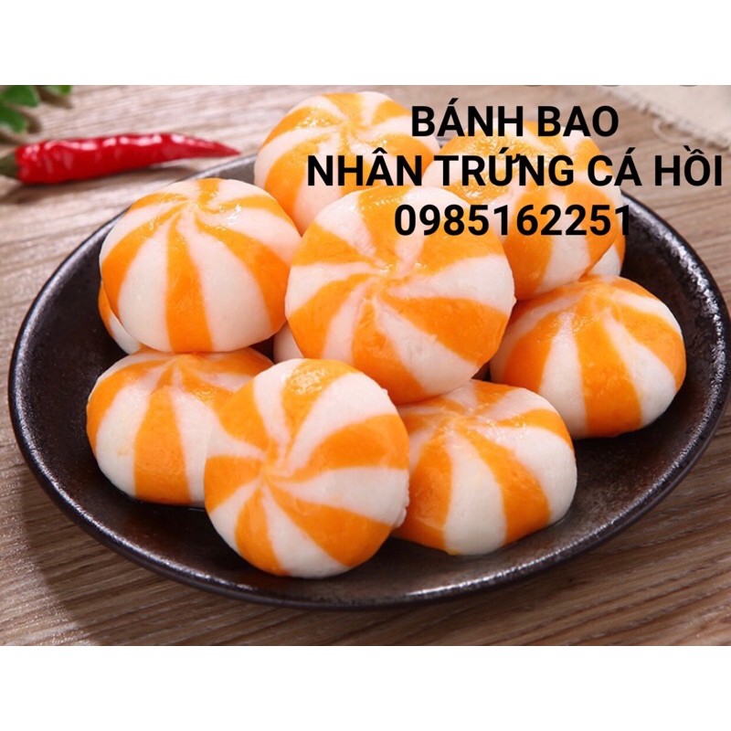 Bánh bao cá Hồi 500g (Bình Tân) ship HOẢ TỐC HCM