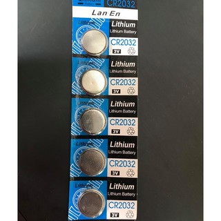 Vỉ 5 Pin Cmos CR2032 Viên Tròn 3V Chuẩn Lithium
