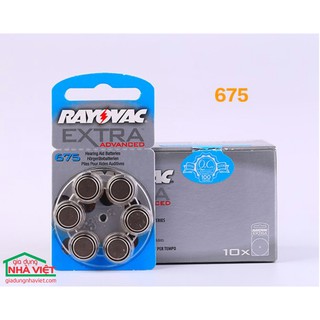 Pin máy trợ thính rayovac a675 extra advanced