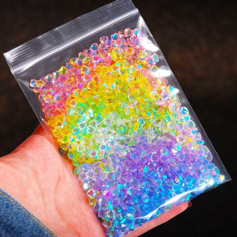 Miếng Dán Trang Trí Móng Tay Nghệ Thuật|Ly Nhựa Resin Nhiều Màu Thời Trang|Phụ Kiện Trang Trí Móng Tay Nghệ Thuật Cực Quang