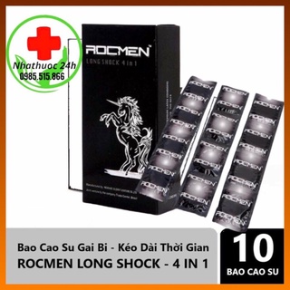 ♥️BAO CAO SU ROCMEN cá ngựa đen 4 trong 1 - hộp 12 chiếc