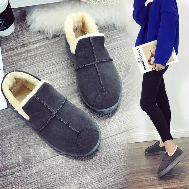 Giày nữ lót lông