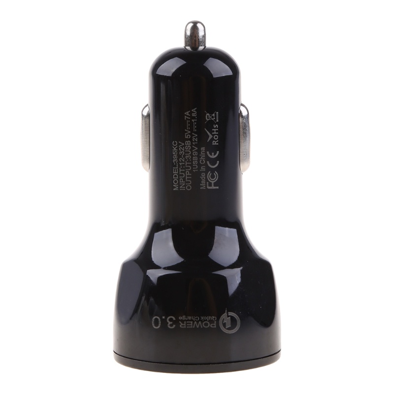 Tẩu sạc nhanh QC 3.0 3 cổng USB 12V cho điện thoại di động