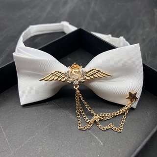 Nơ cổ nam chú rể Trắng mẫu mới  2024 Giangpkc