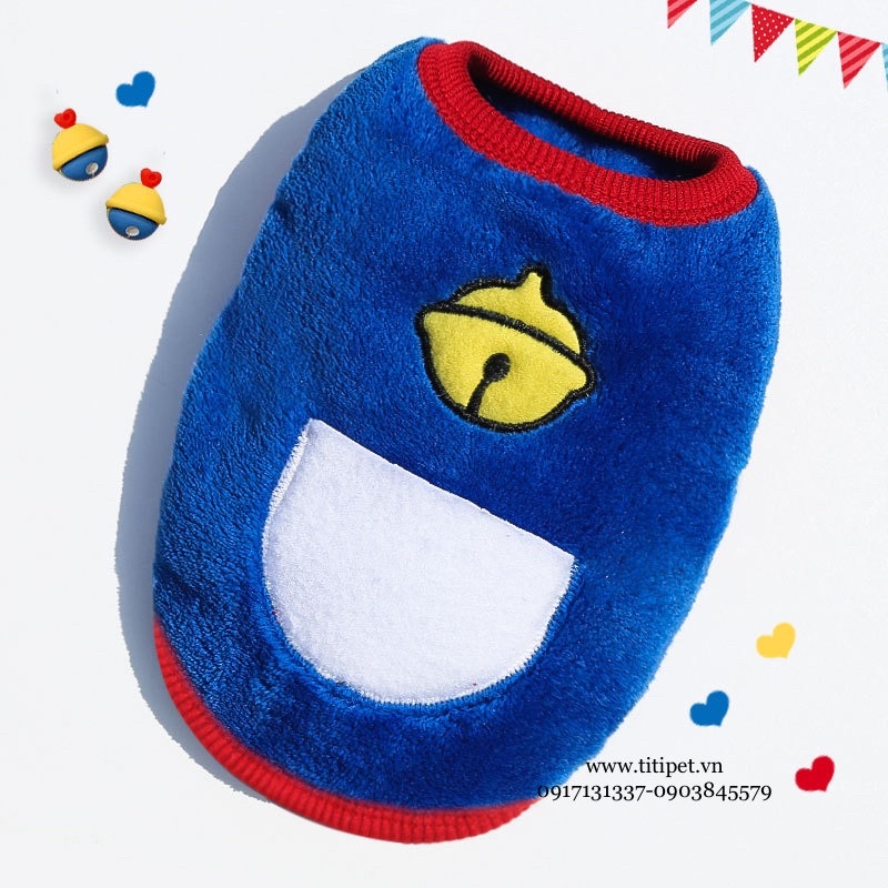 Áo Bông Xinh cho Thú Cưng, chó mèo, sát nách thoải mái, dễ thương