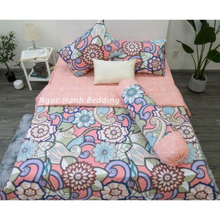 Bộ ga giường ( bọc thun 4 chi tiết) COTTON 100% CAO CẤP