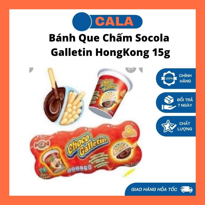 Bánh Que Chấm Socola Galletin HongKong 15g