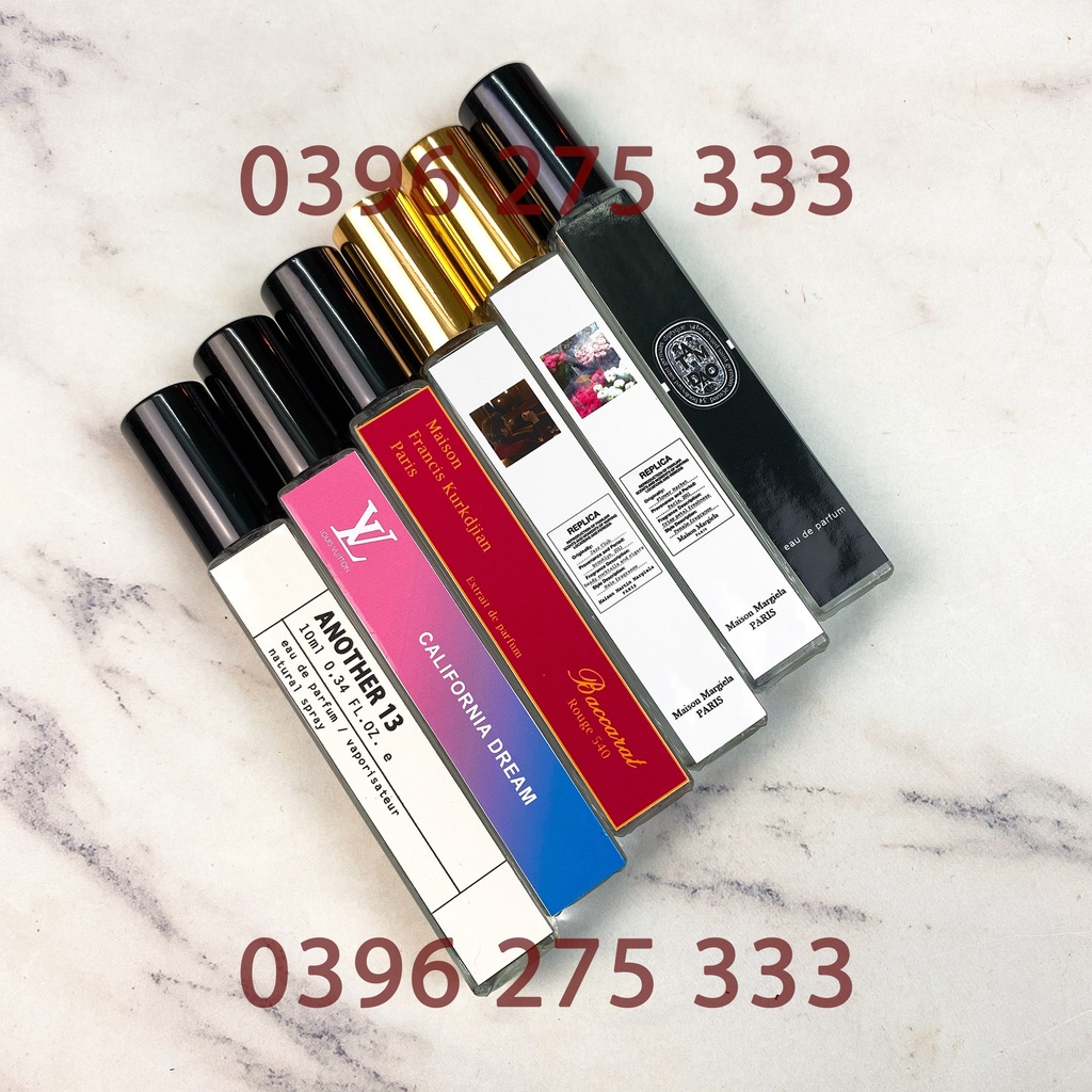 Tem dán lọ chiết nước hoa loại DÀI 8.5cm - Dạng CHỮ -