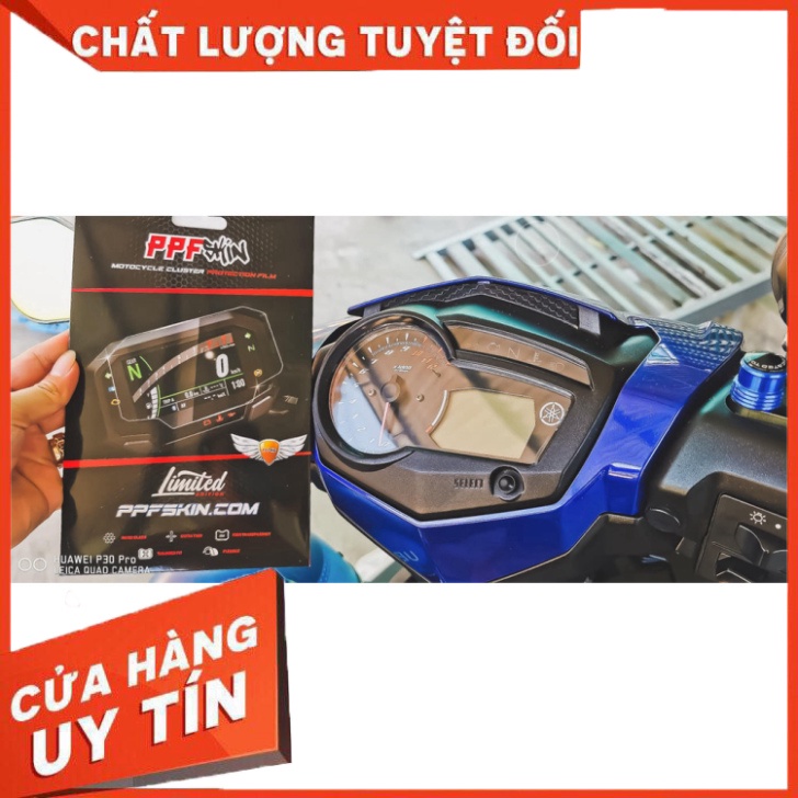 PYamaha Exciter 150 – Ex 150 Miếng dán PPF bảo vệ mặt đồng hồ xe, chống trầy xước màn hình, xước tự phục hồi , PPF USA