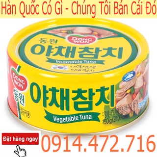 Cá Ngừ Trộn Rau Củ Dongwon Hộp 150G Nhập Khẩu Hàn Quốc