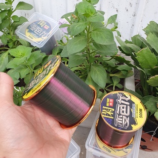 🔰cước 3d đổi màu 500m - cước dai khỏe - đổi màu tàn hình khi xuống nước - cước chuyên săn hàng