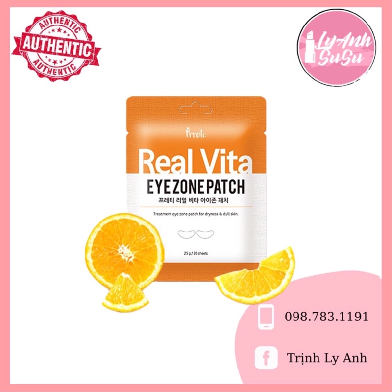 Mặt nạ mắt Real Vita Eye Zone Patch 30 miếng