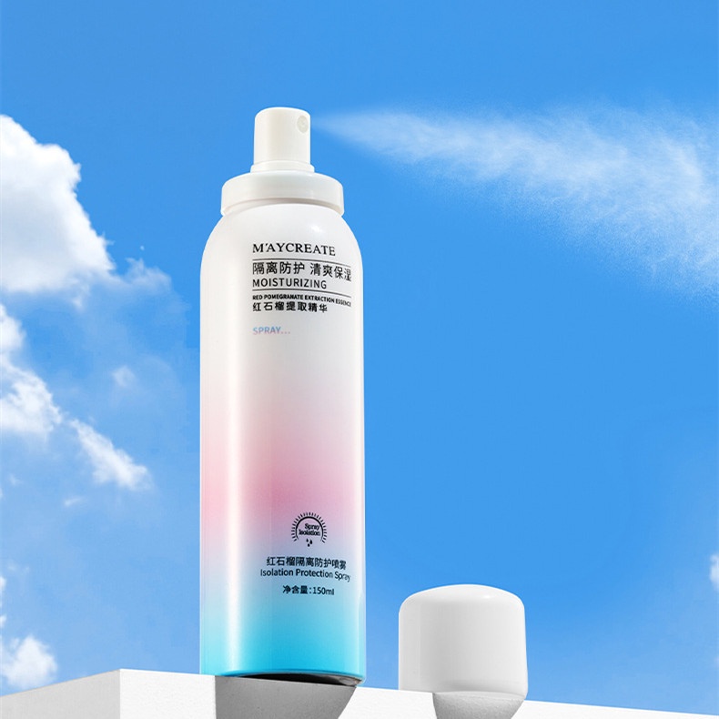 Chai xịt chống nắng DIAKE chống thấm nước chống mồ hôi làm trắng da mặt và cơ thể 150ml