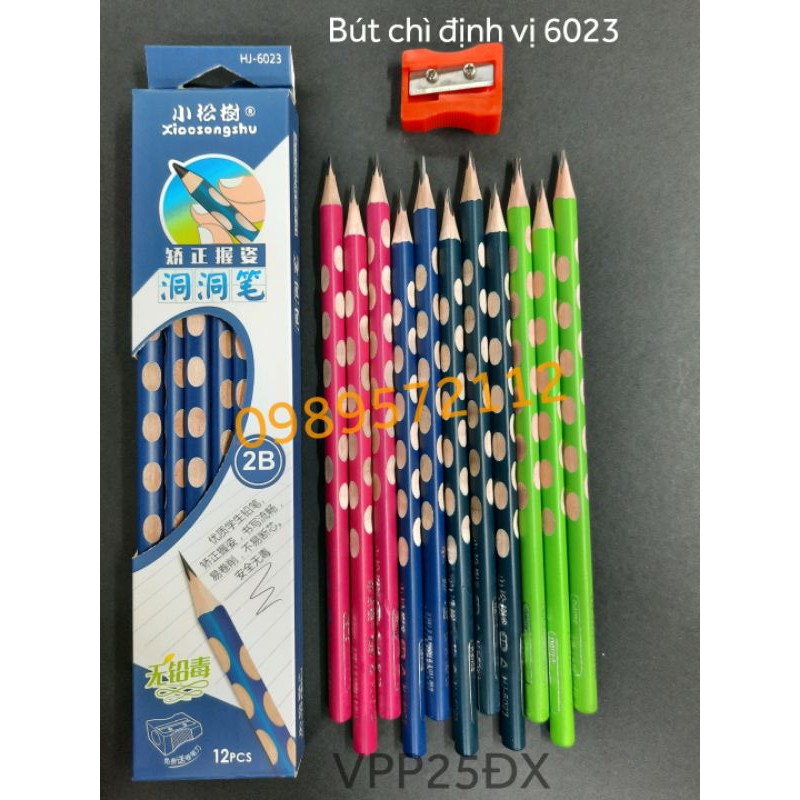 Hộp 12 cái Bút chì định vị 6023 kèm gọt.