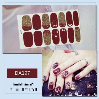 Set 14 nhãn dán trang trí móng nghệ thuật