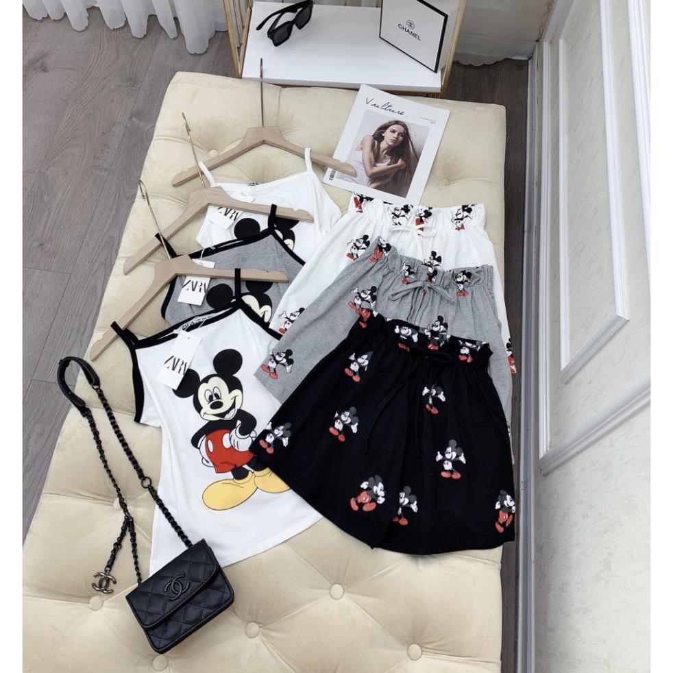 Set đồ nữ cá tính, set quần sóc áo dây đi chơi sang chảnh mùa hè đẹp 8A00004 JKR | BigBuy360 - bigbuy360.vn