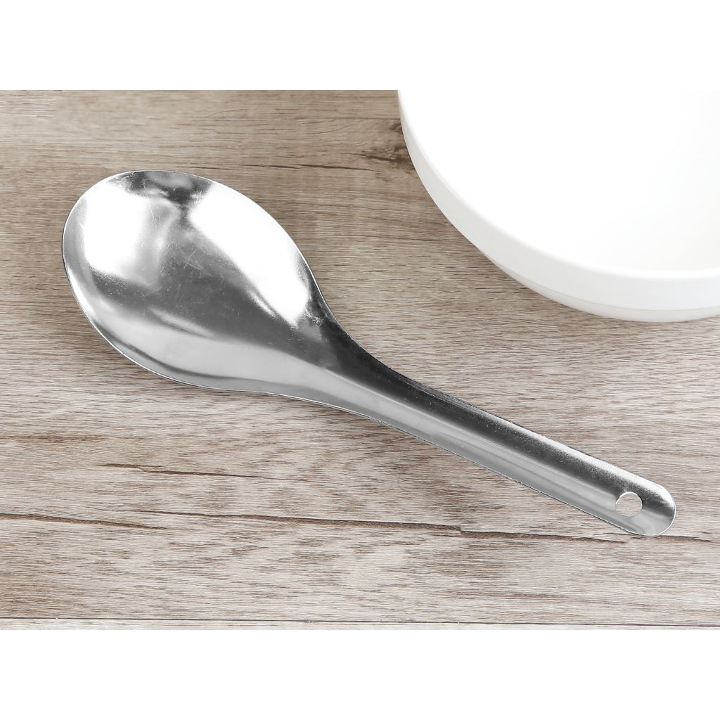 Vá Xới Cơm Inox Sáng Bóng