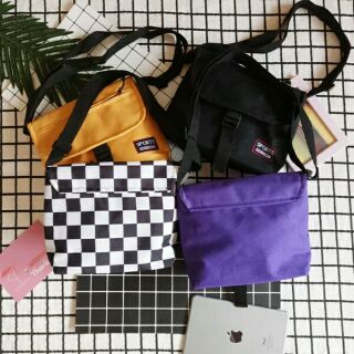 Túi đeo chéo caro ngang đi học Túi đi chơi(order)