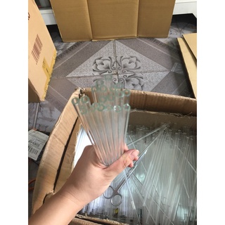15 đoạn ống thuỷ tinh dài 20cm fi6